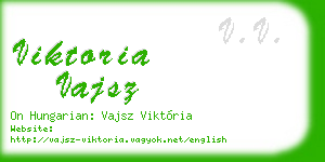 viktoria vajsz business card
